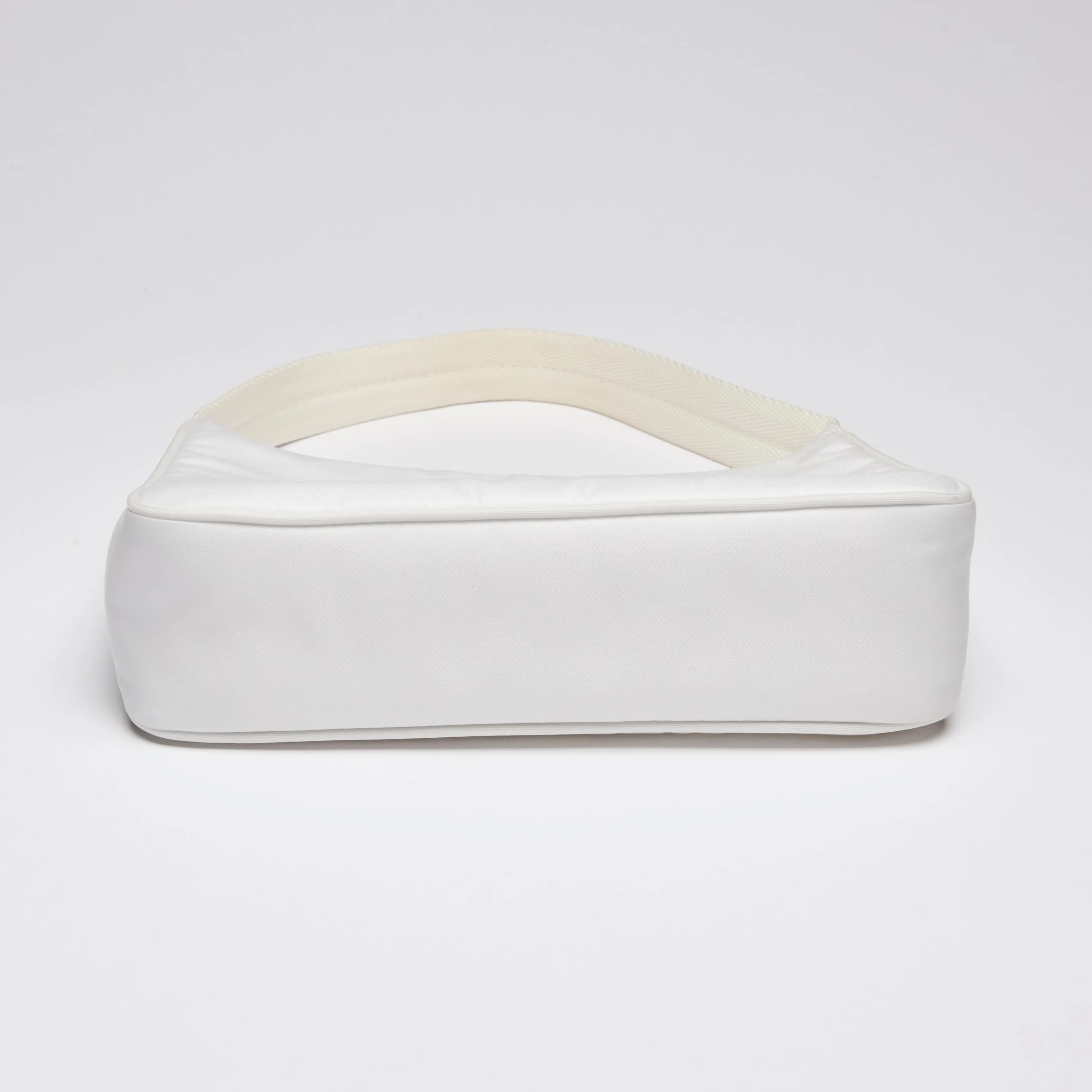 Prada Re-Nylon White Shoulder Bag