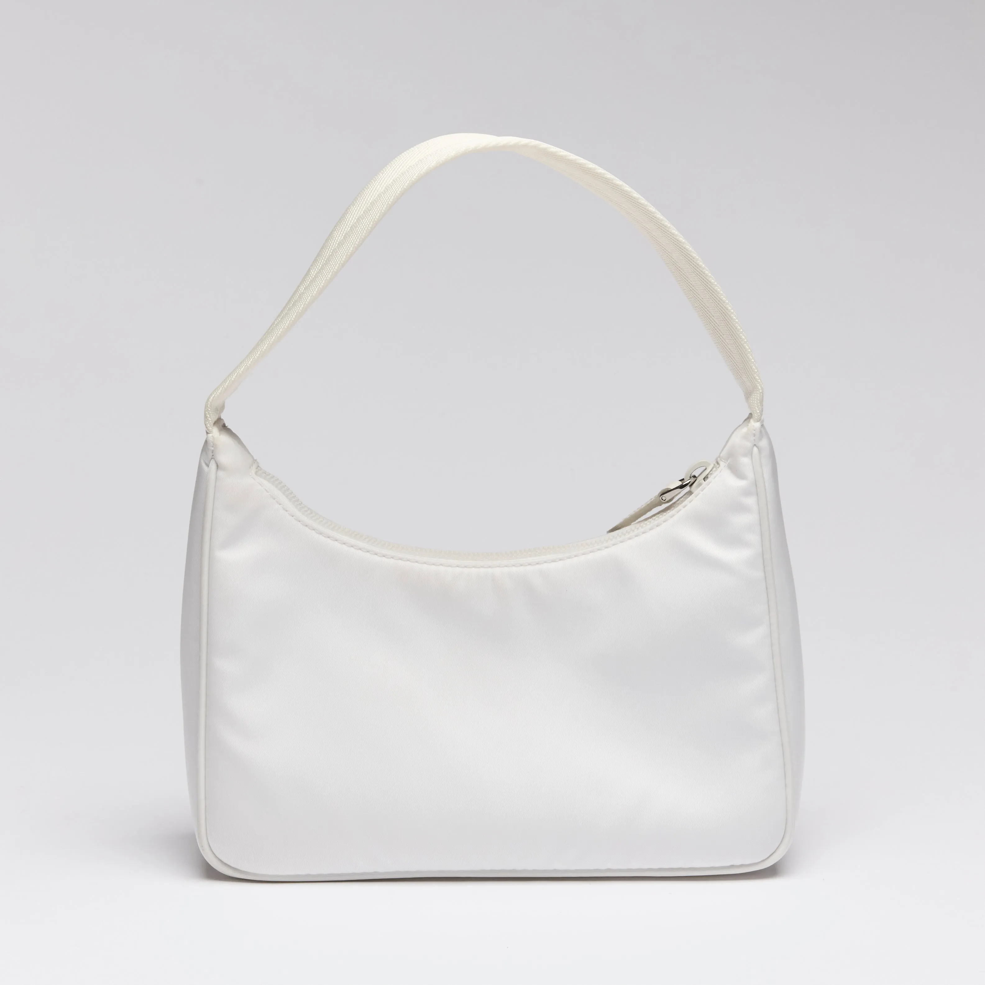 Prada Re-Nylon White Shoulder Bag