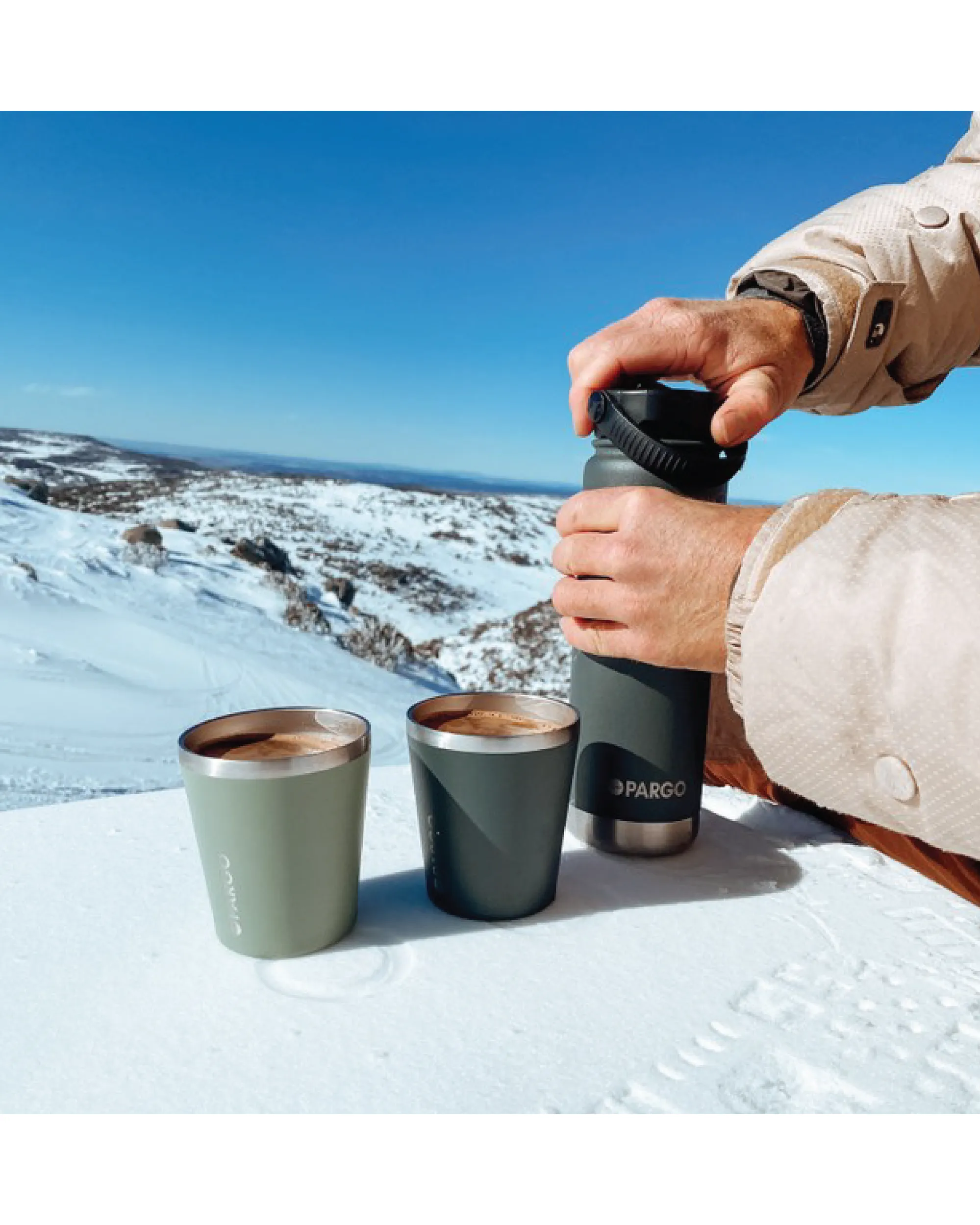 Project Pargo 8oz Insulated Coffee Cup - Bay Blue