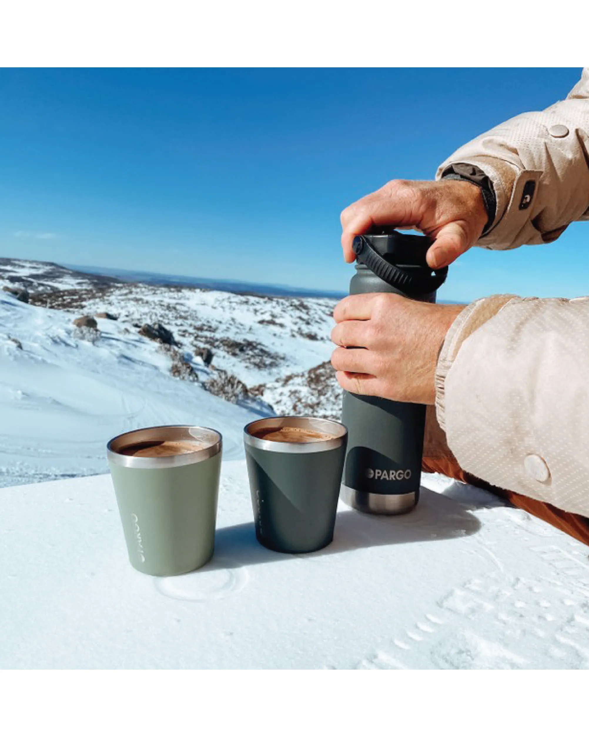 Project Pargo 8oz Insulated Coffee Cup - Eucalypt Green