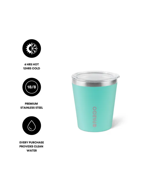 Project Pargo 8oz Insulated Coffee Cup - Island Turquoise