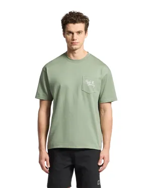Psycho Bunny Men's Desert Relaxed Fit Pocket Tee - Sea Spray