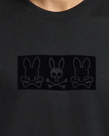 Psycho Bunny Men's Romeo Relaxed Fit Tee - Black