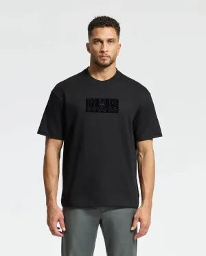 Psycho Bunny Men's Romeo Relaxed Fit Tee - Black