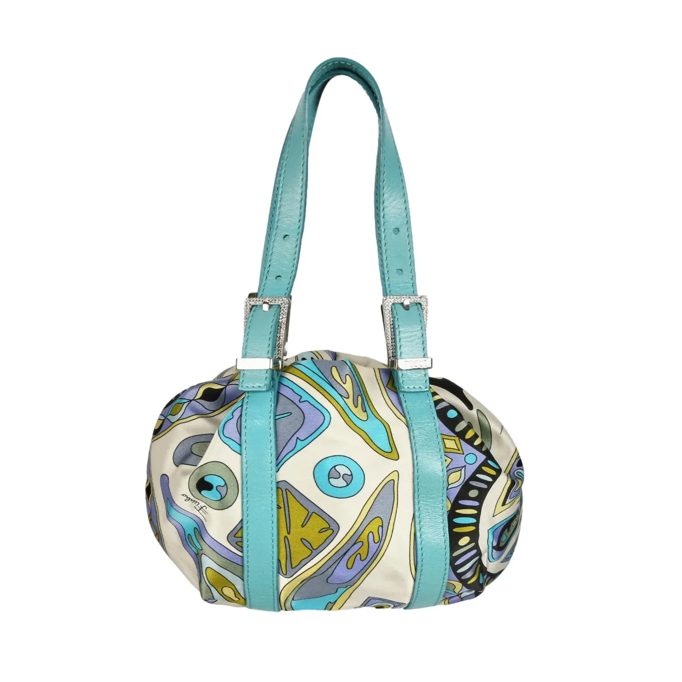 Pucci Turquoise Print Mini Bag