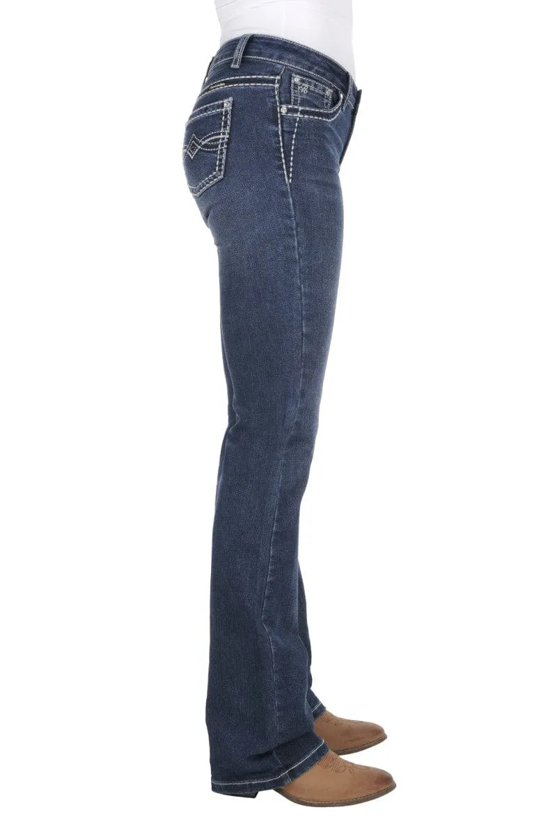 Pure Western Jeans Womens Dakota Relaxed Rider
