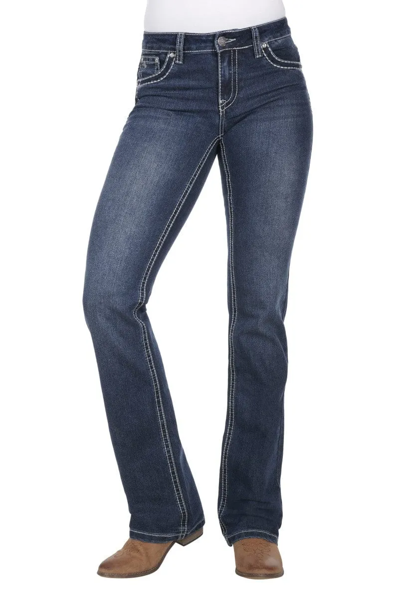 Pure Western Jeans Womens Dakota Relaxed Rider