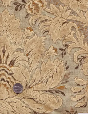 Quadrille Woven Fabric: Mazarin - Ivory