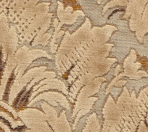 Quadrille Woven Fabric: Mazarin - Ivory
