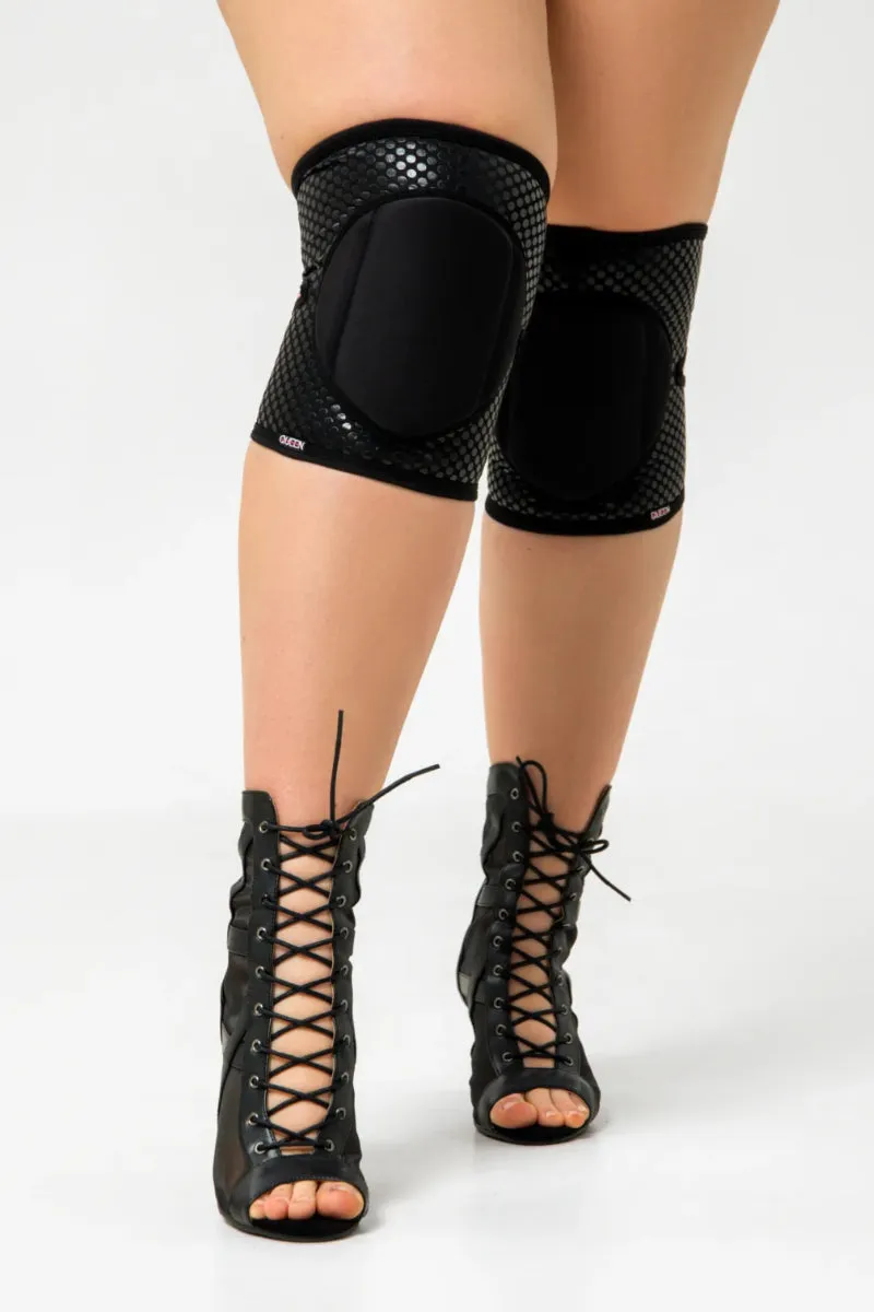 Queen Grippy Kneepads - Sleek Black