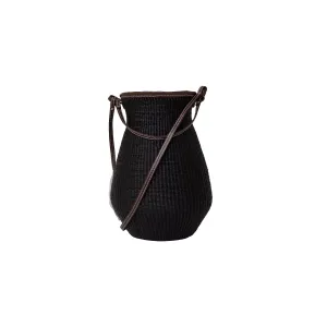 "El cantaro" woven straw medium bucket