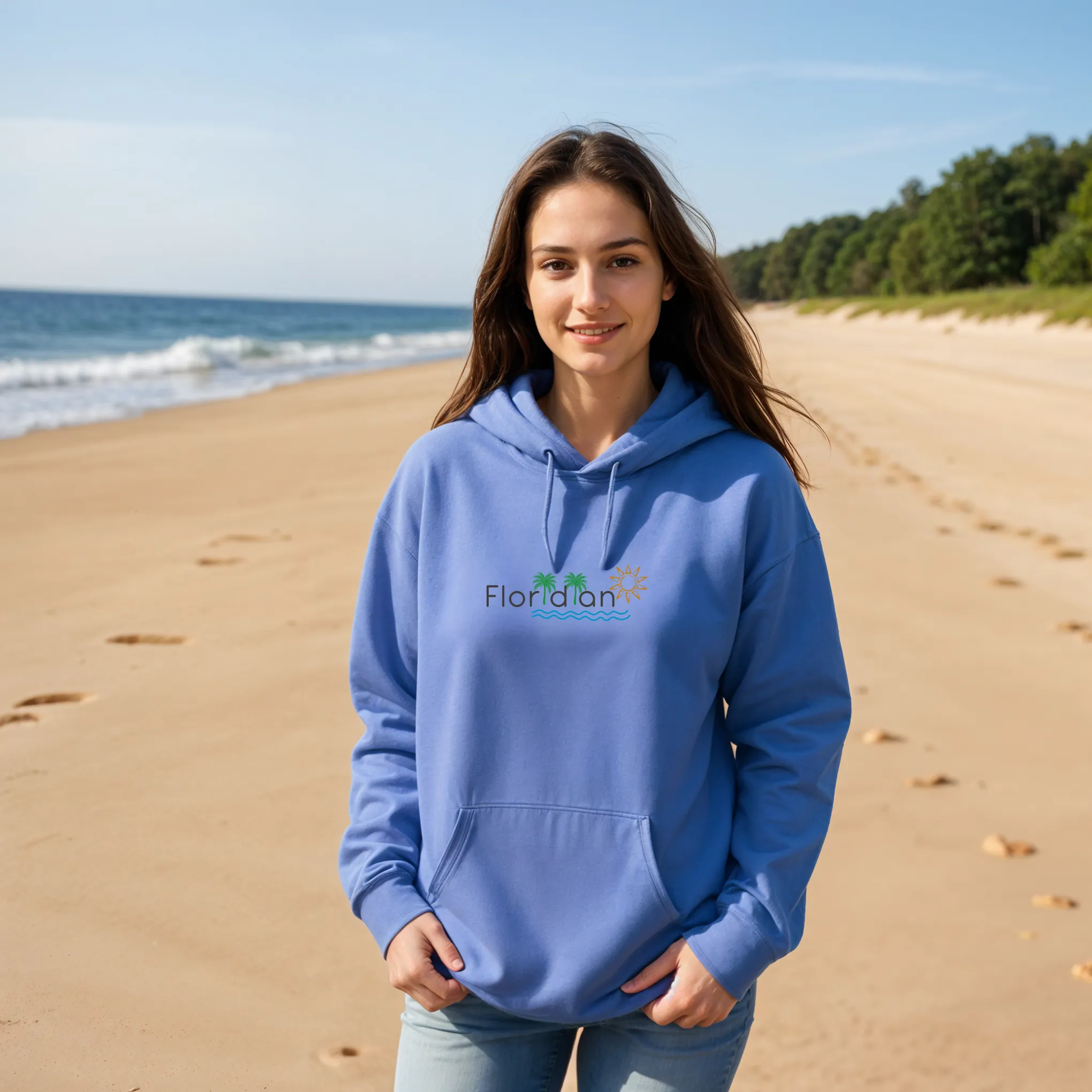 "Floridian" Relaxed Fit Classic Unisex Hoodie