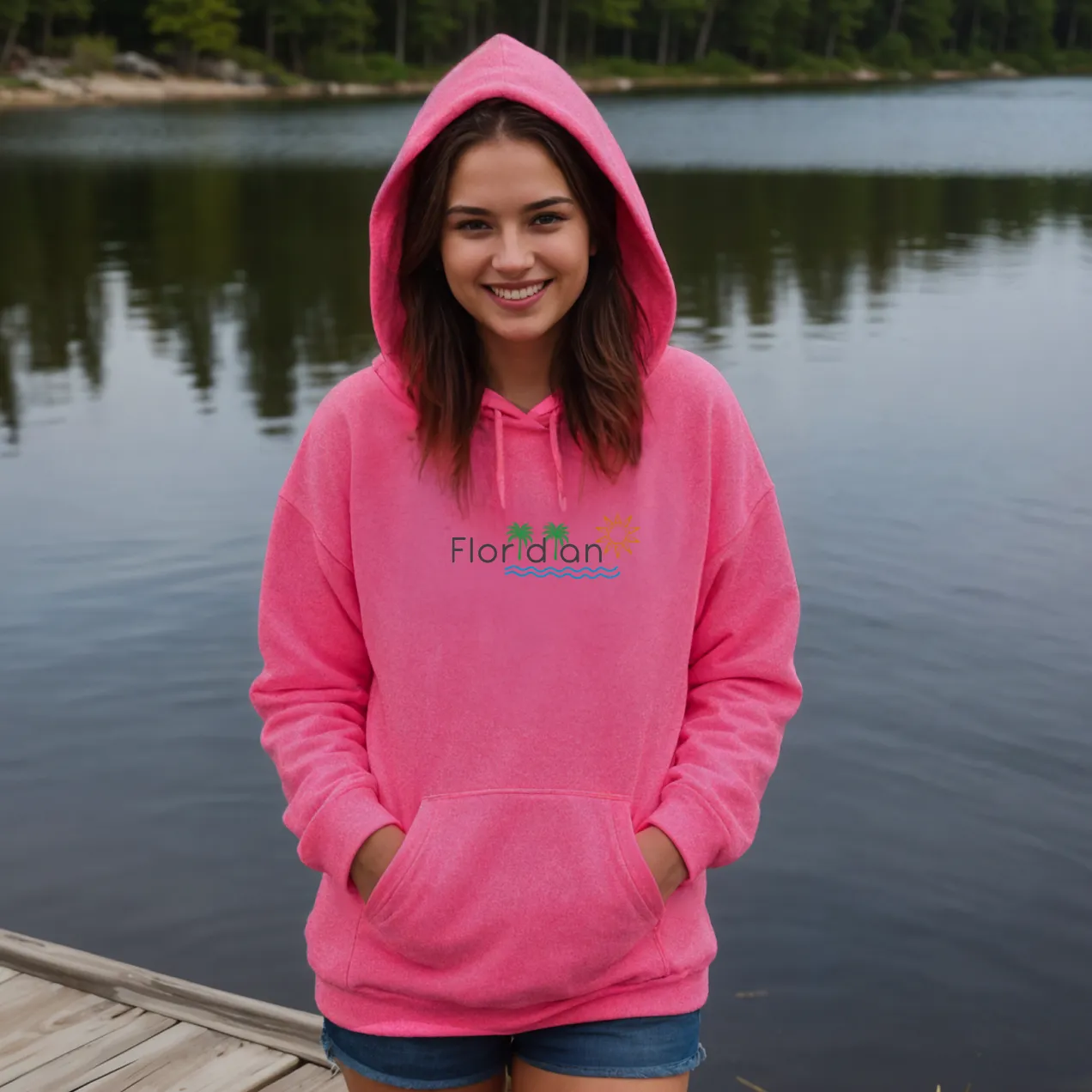 "Floridian" Relaxed Fit Classic Unisex Hoodie