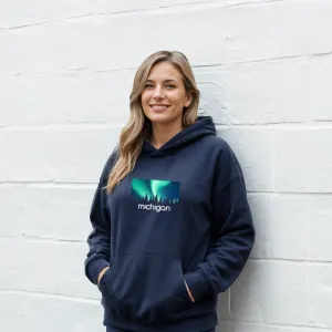 "Northern Sky" Relaxed Fit Classic Unisex Hoodie