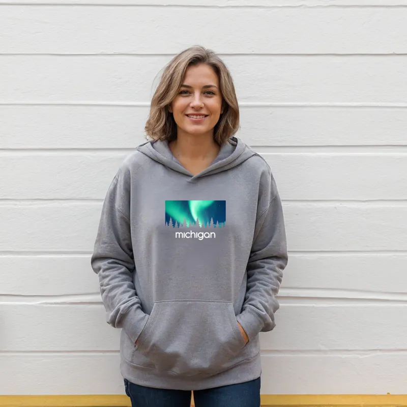 "Northern Sky" Relaxed Fit Classic Unisex Hoodie