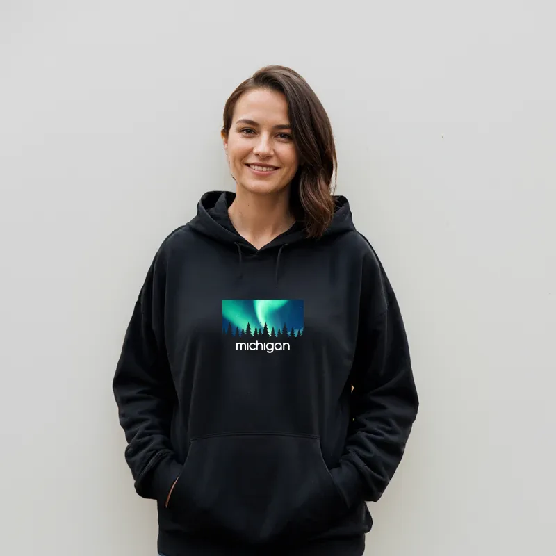 "Northern Sky" Relaxed Fit Classic Unisex Hoodie