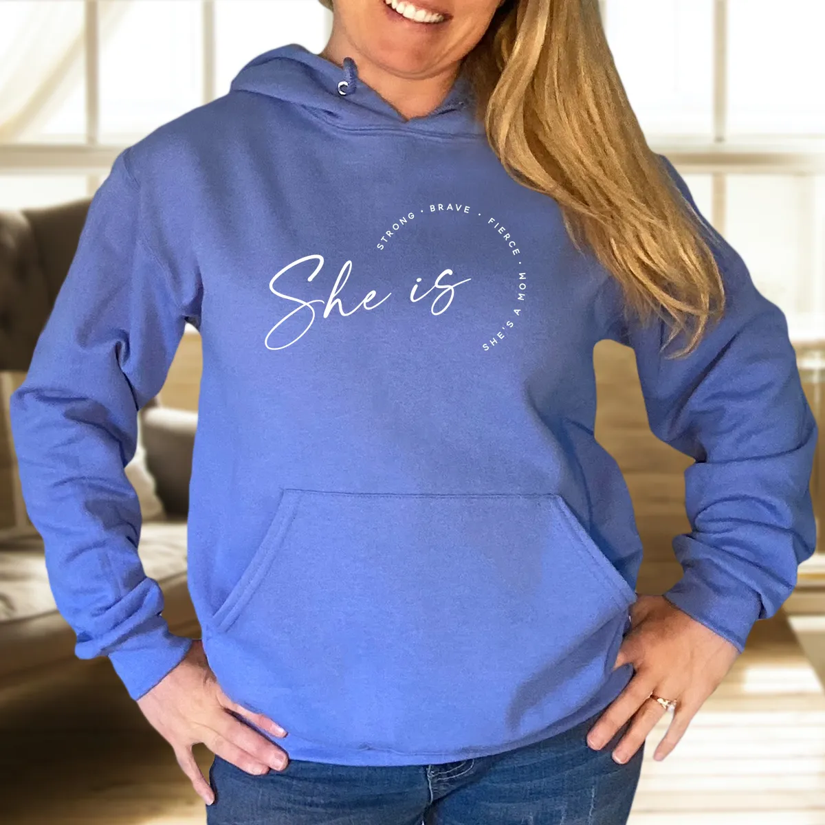 "She Is....." Relaxed Fit Classic Unisex Hoodie CLEARANCE