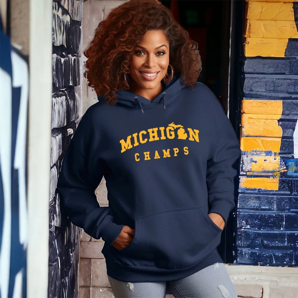"State Of Champs" Relaxed Fit Classic Unisex Hoodie