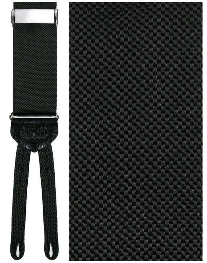 "Teramo" Black Suspenders