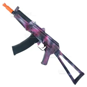 [R18 ] "Blackcurrant Juice" JM Gen 12 AK-74U Nylon Gel Ball Blaster [ID Check Required]