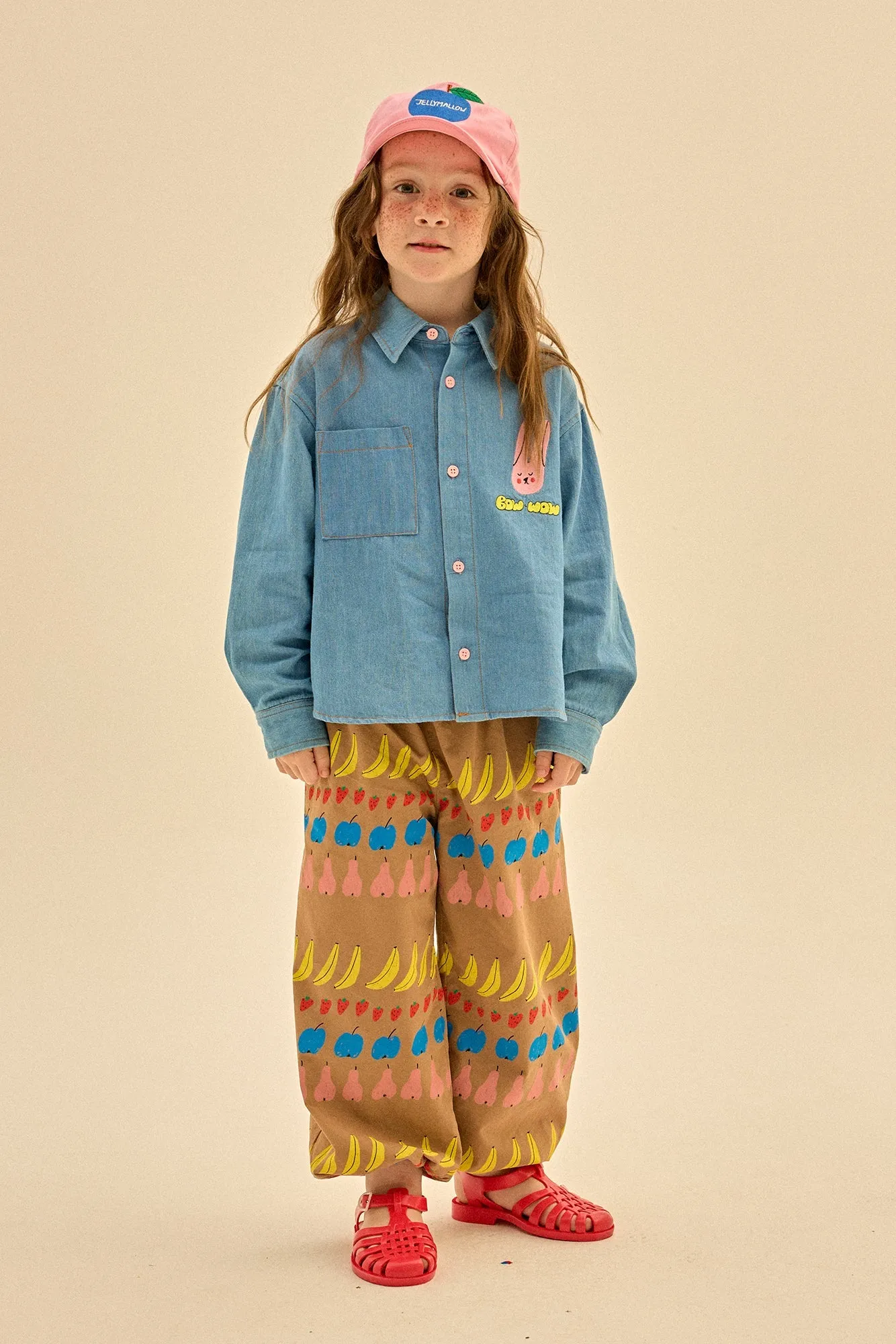 Rabbit Denim Shirt by Jelly Mallow