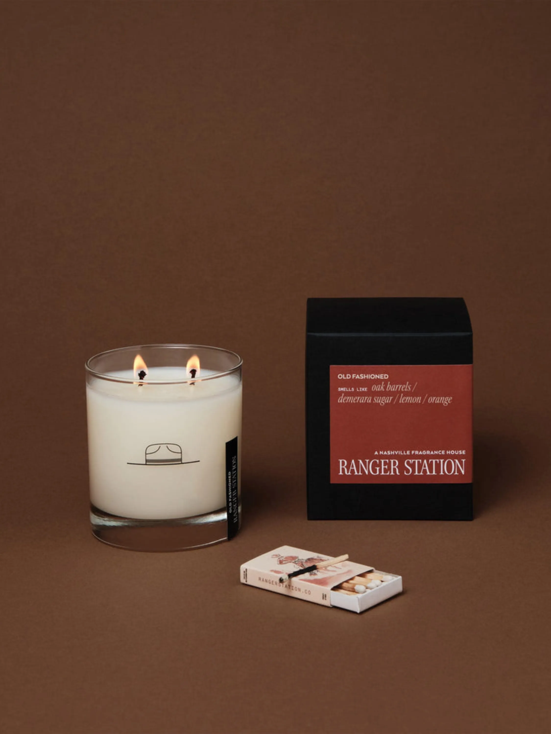 Ranger Station Old Fashioned Candle