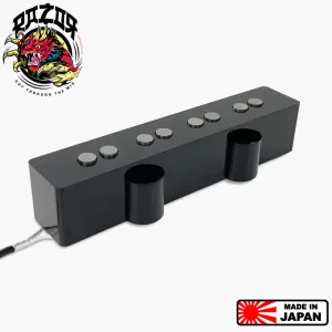 Razor® Mangetsu Full Moon Bridge Pickup for Jazz Bass® - Black
