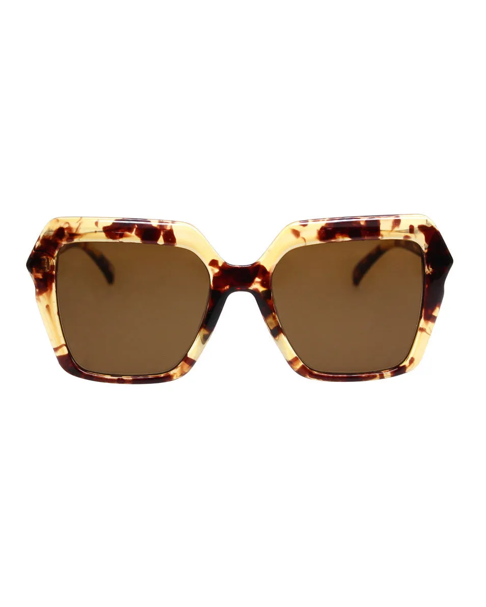 Reality Danceteria Sunglasses - Honey Turtle