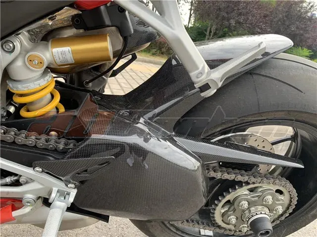 Rear Hugger Tire Mud Guard Fender Fairing Cowling For Ducati Panigale V4 V4s&streetfight V4 2018-2022 Full Carbon Fiber