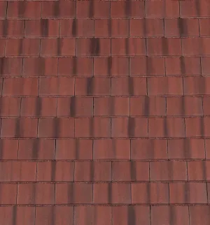 Redland Concrete Plain Roof Tile - Rustic Red