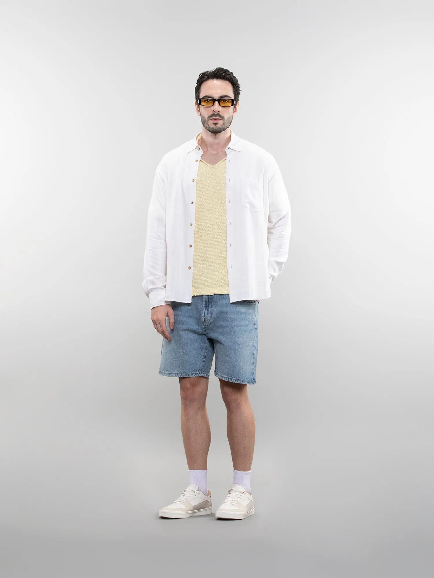 Relaxed linen shirt