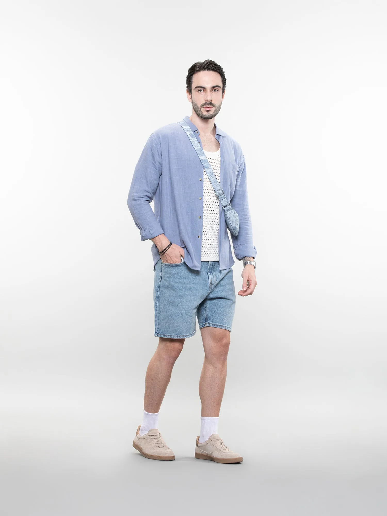 Relaxed linen shirt