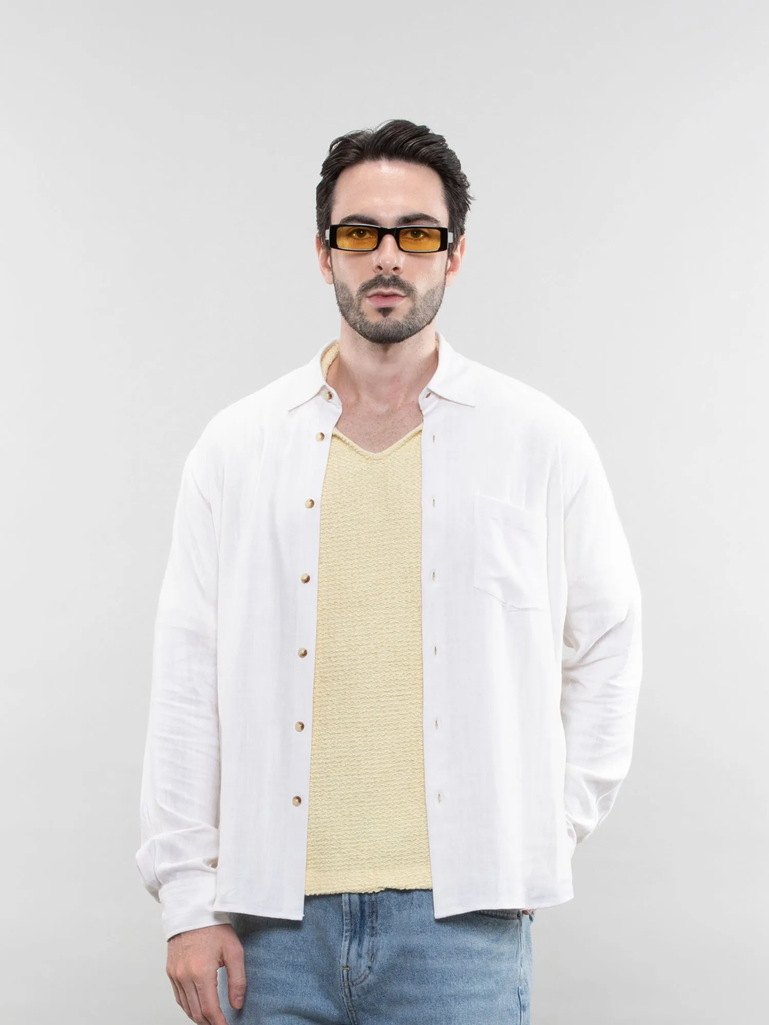 Relaxed linen shirt