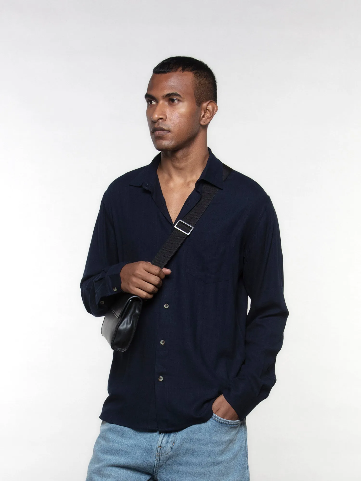 Relaxed linen shirt
