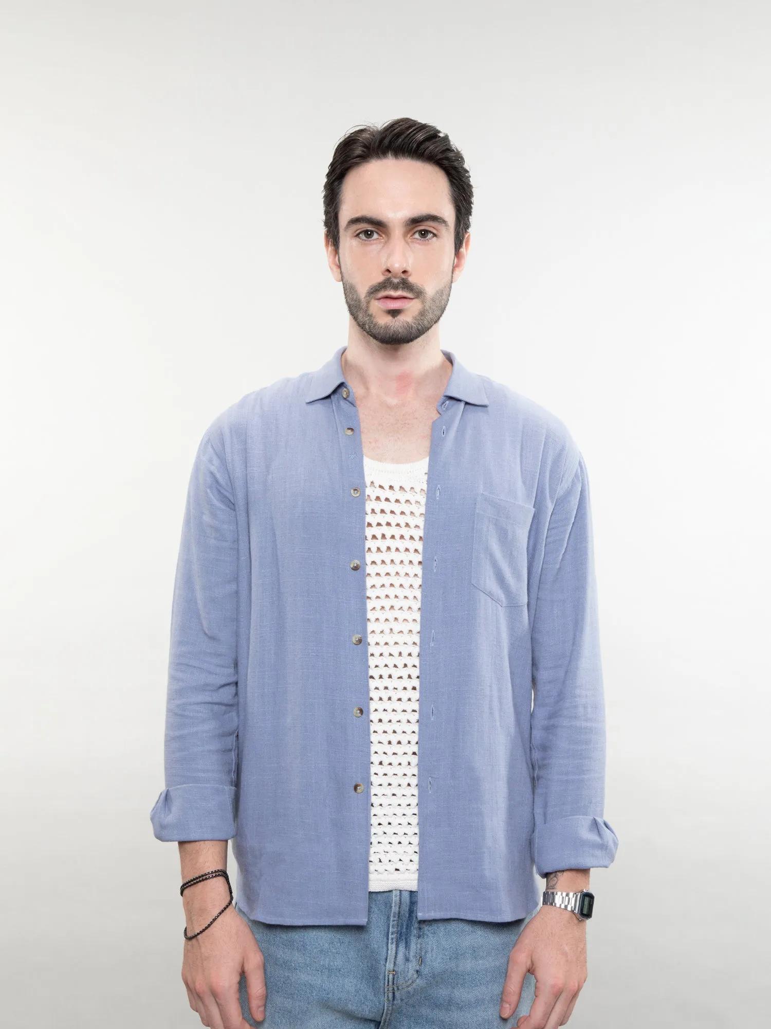 Relaxed linen shirt