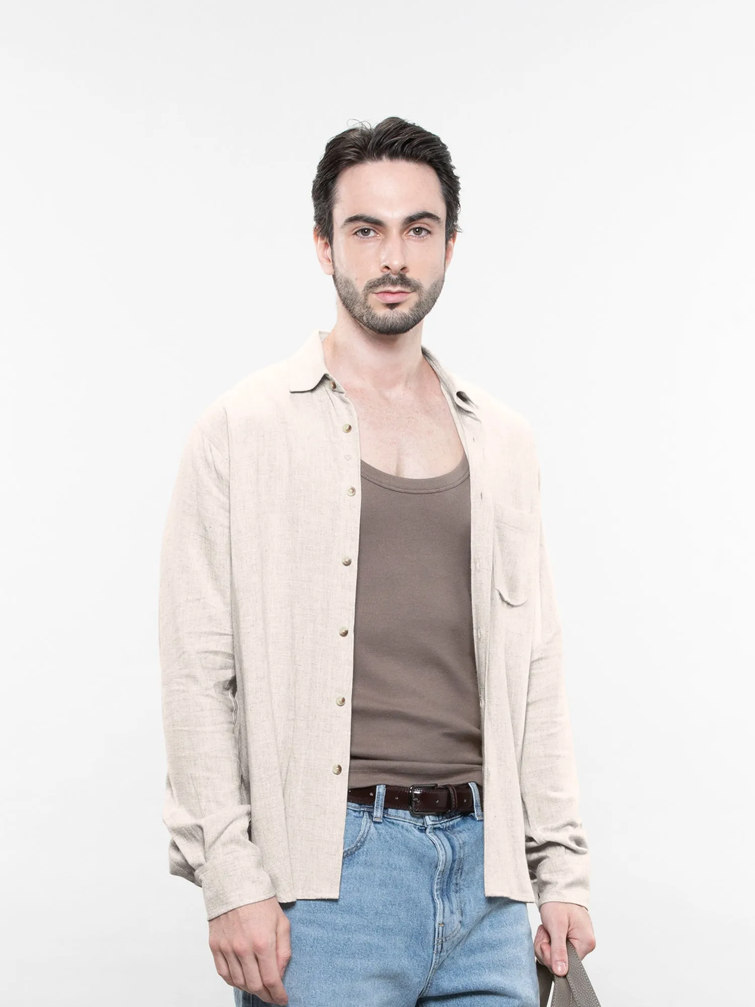 Relaxed linen shirt