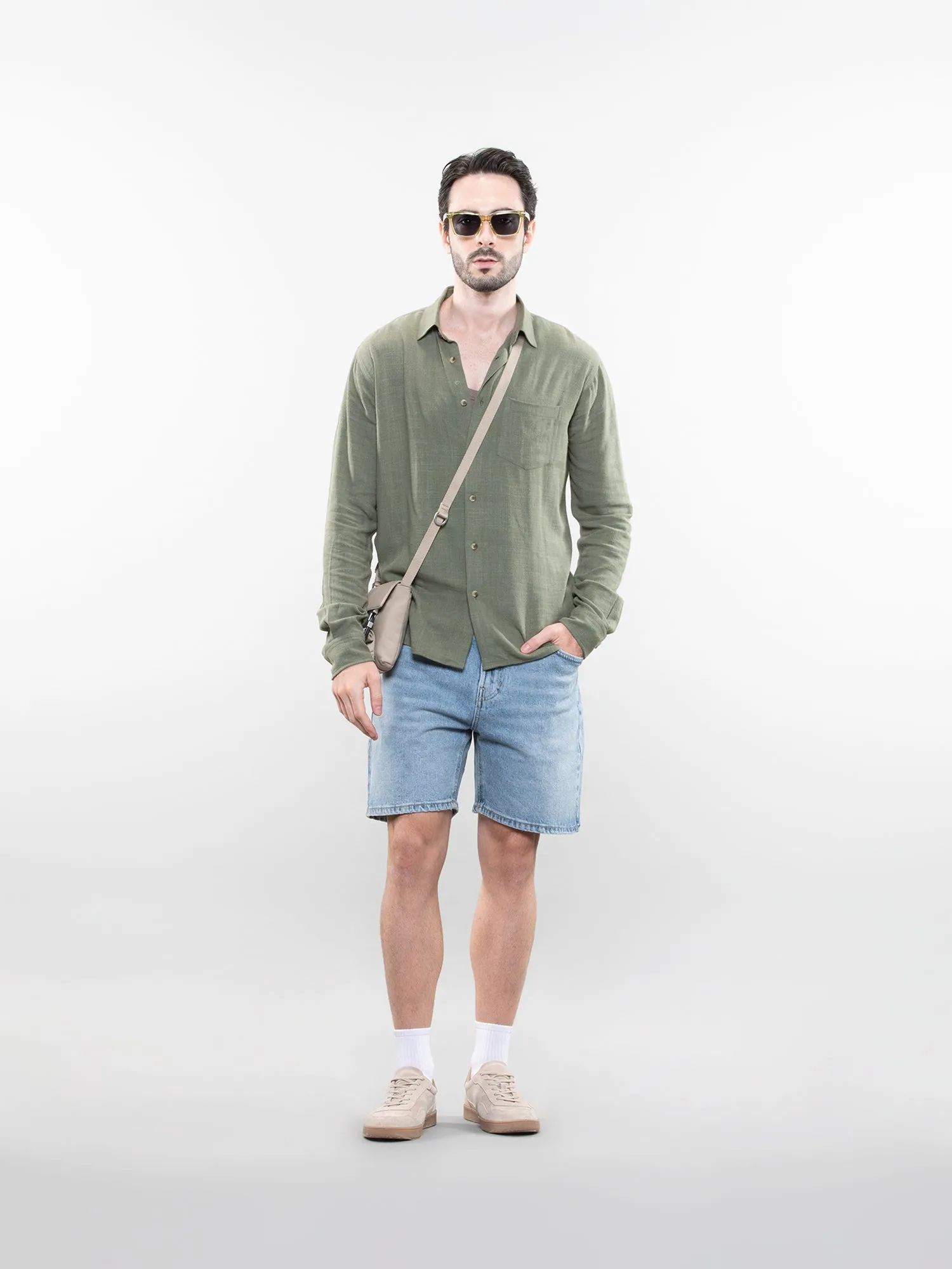 Relaxed linen shirt
