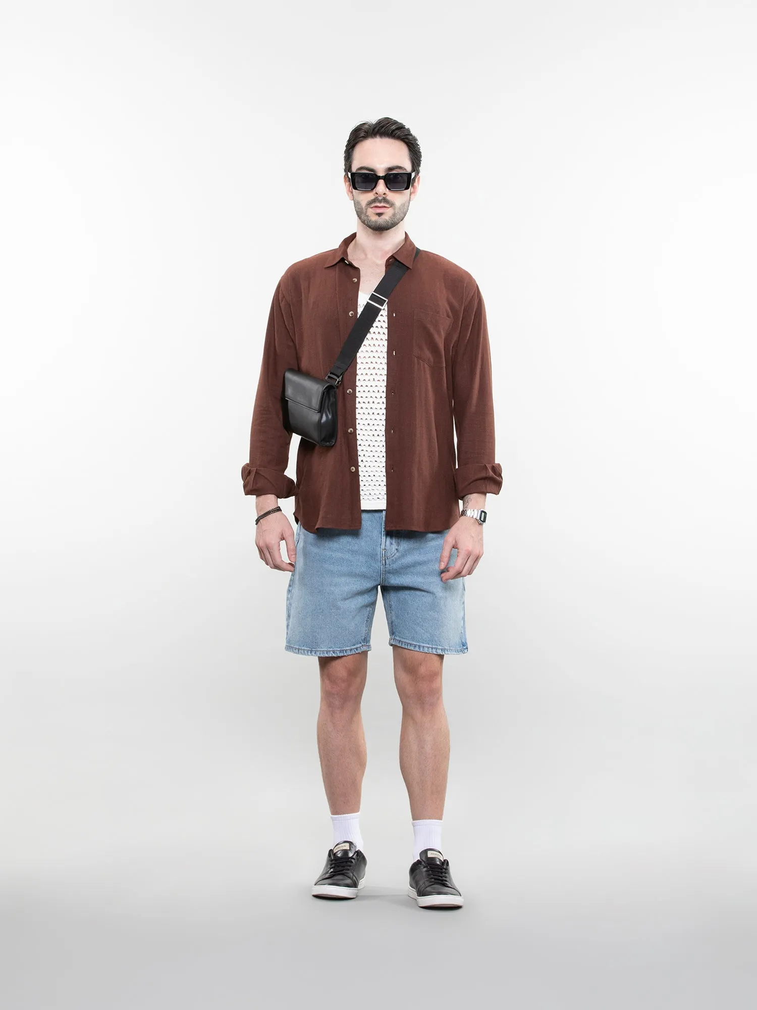Relaxed linen shirt