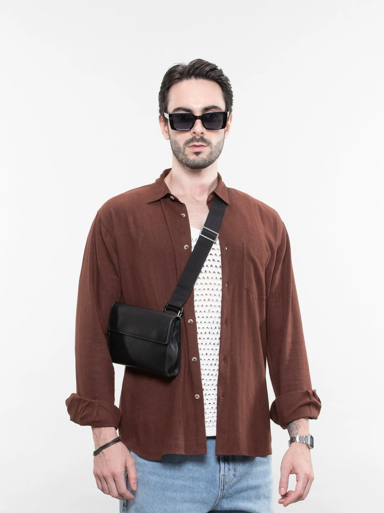 Relaxed linen shirt