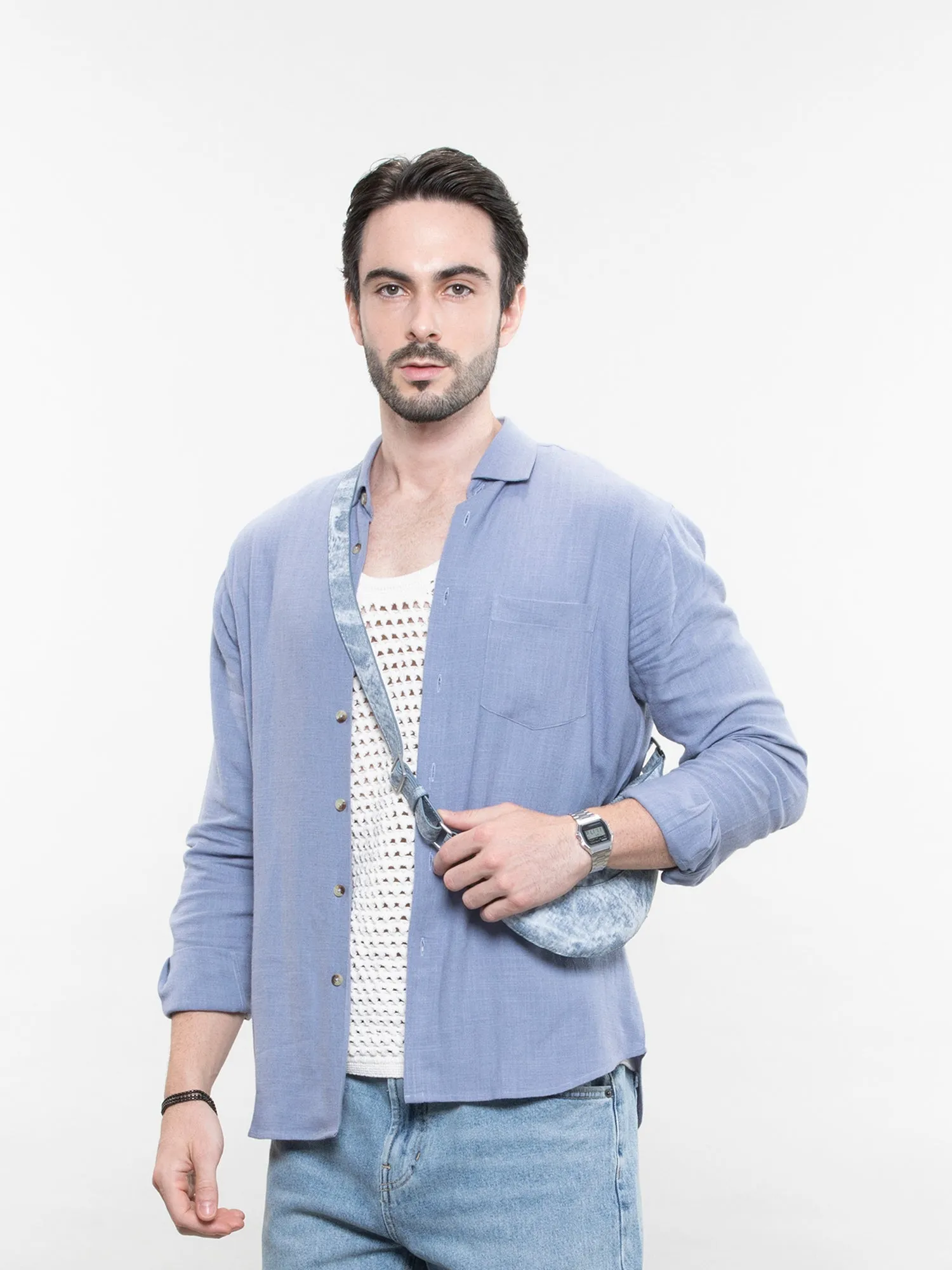 Relaxed linen shirt