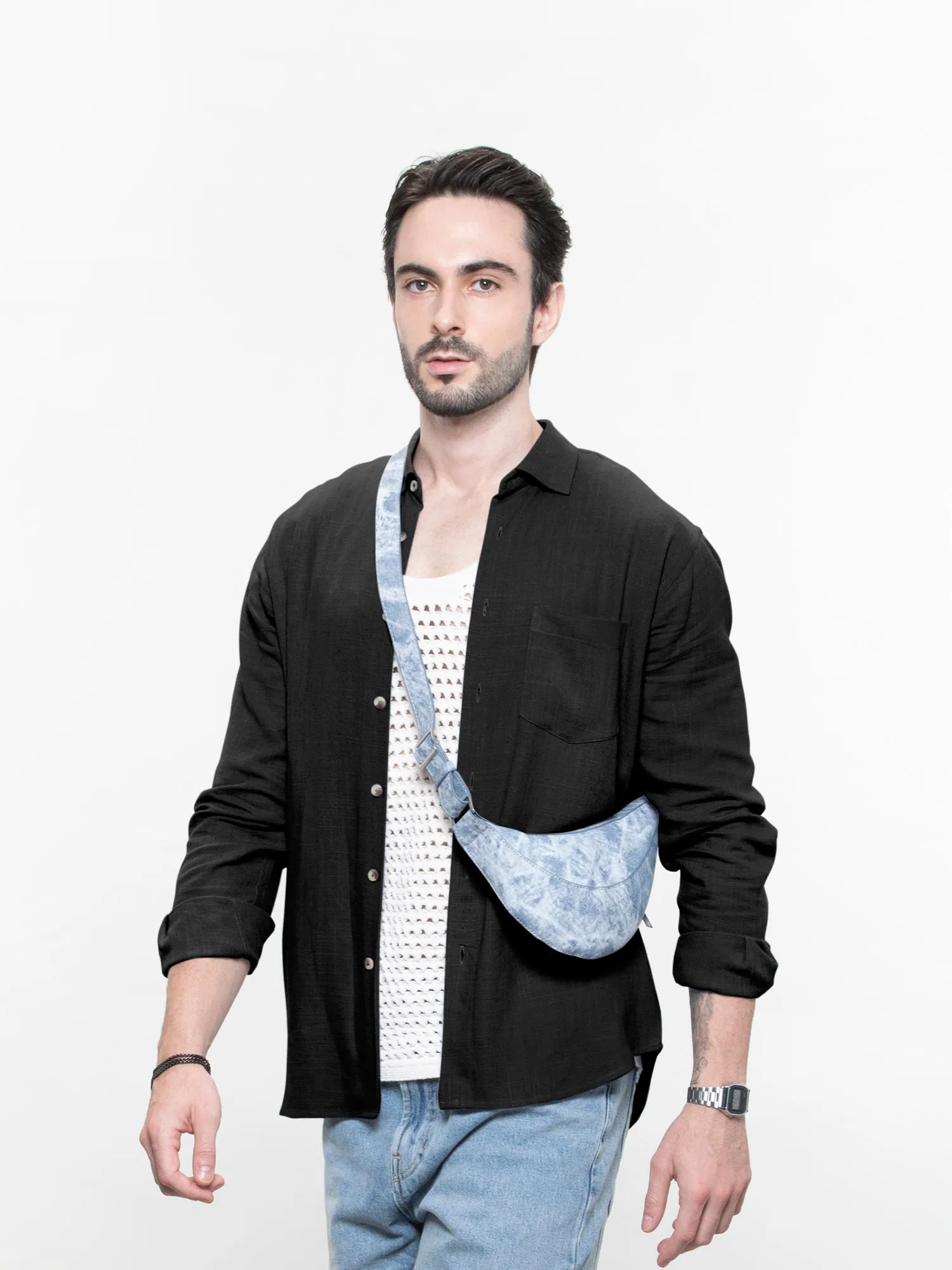 Relaxed linen shirt