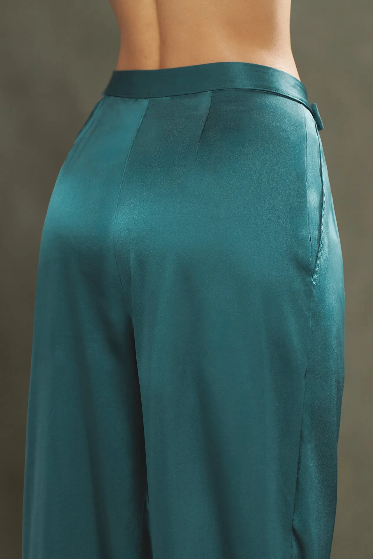 Relaxed Silk Trouser