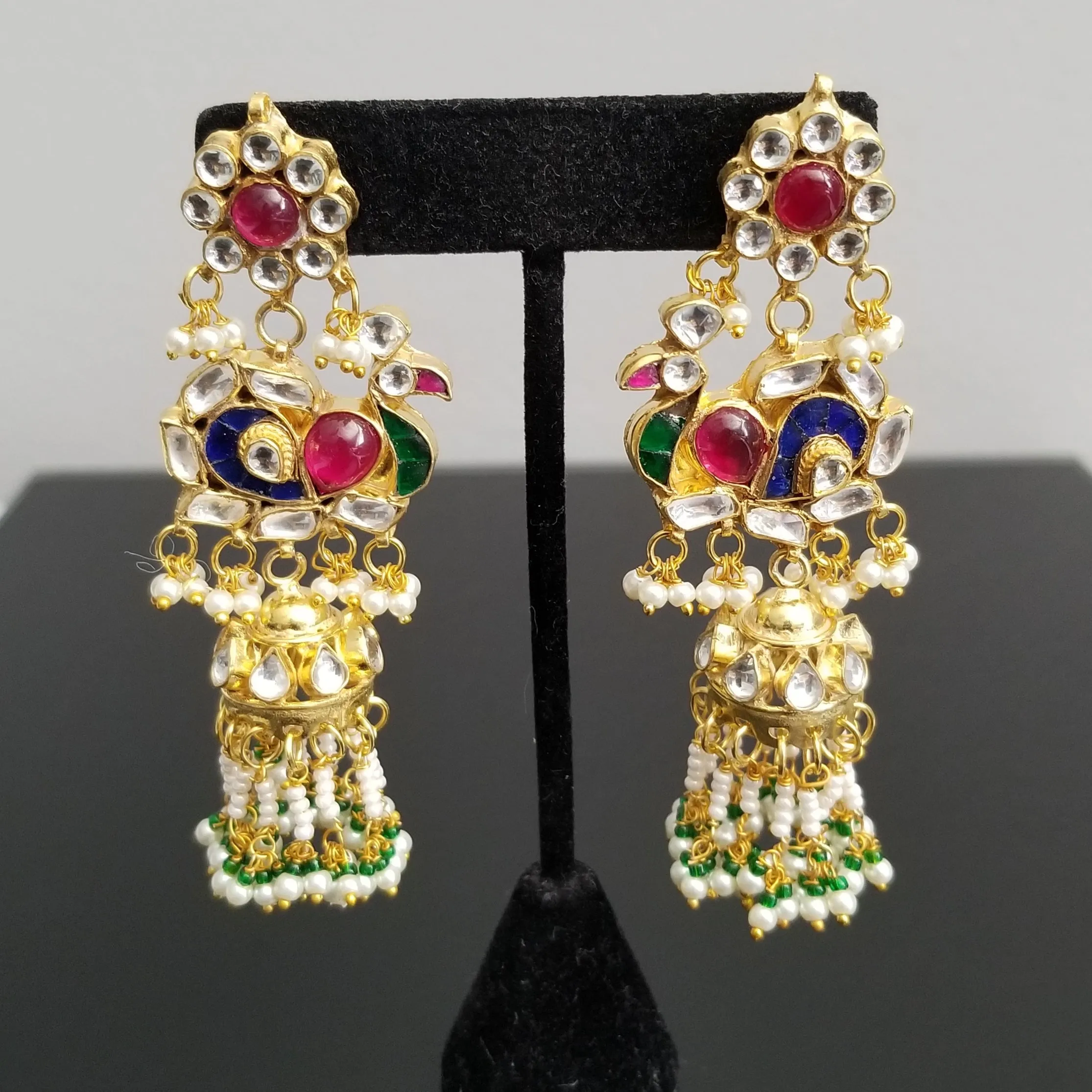 Reserved For Maha Lakshmi Ahemdabadi Kundan Hard Gold Plated Malaa Set BT29
