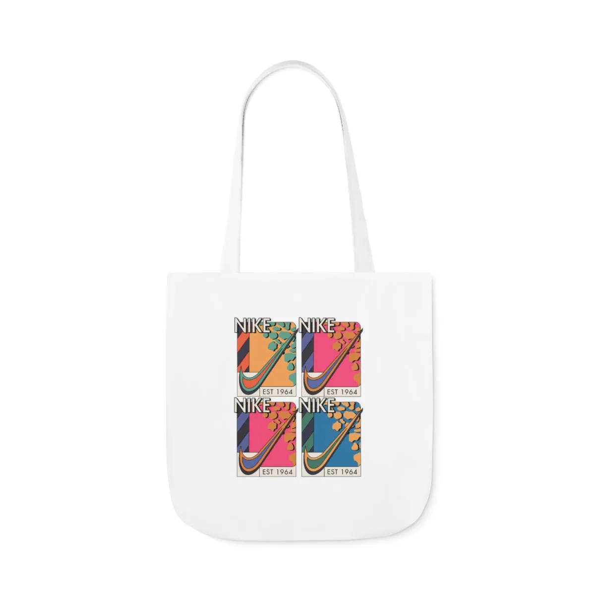 Retro Nike Design Polyester Tote
