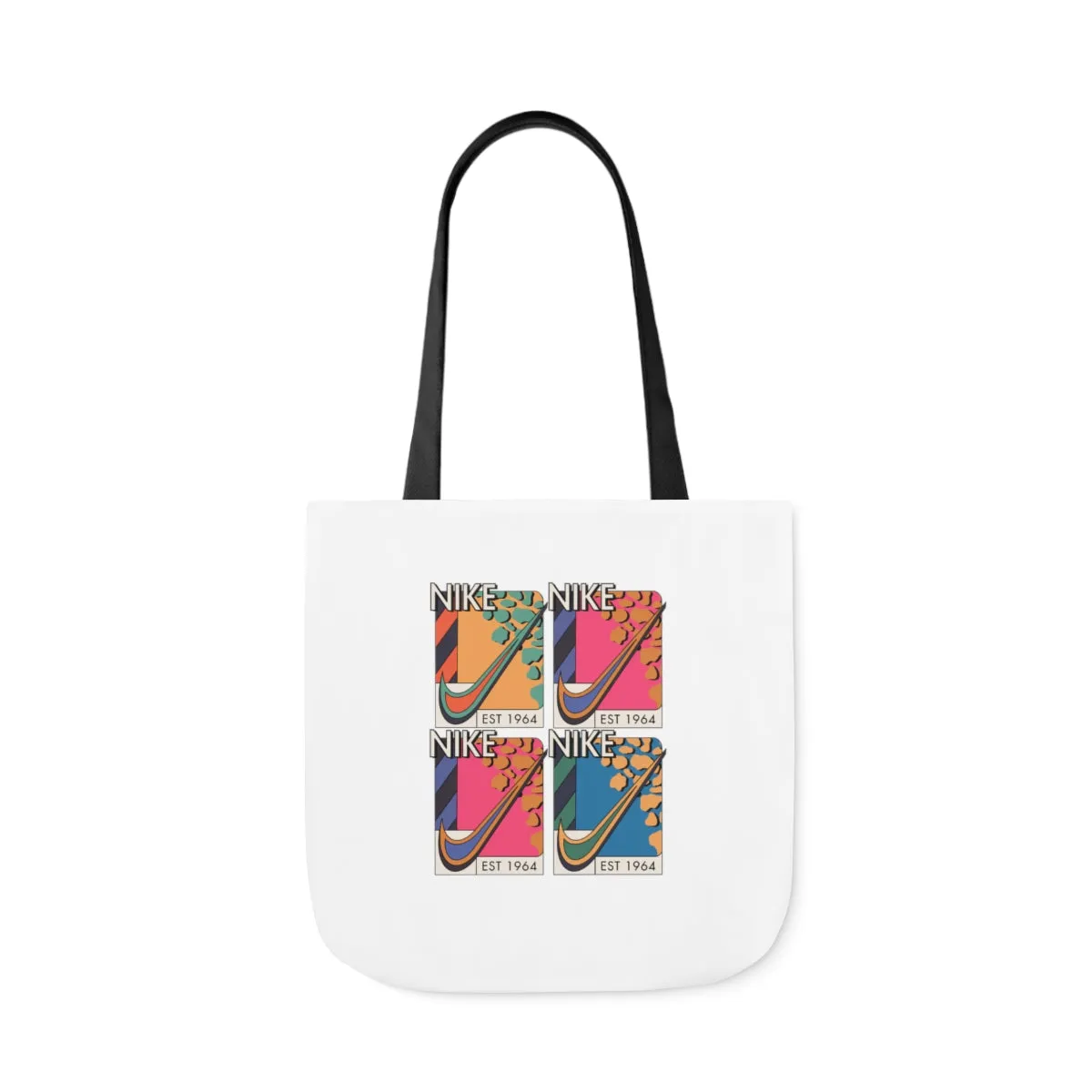 Retro Nike Design Polyester Tote