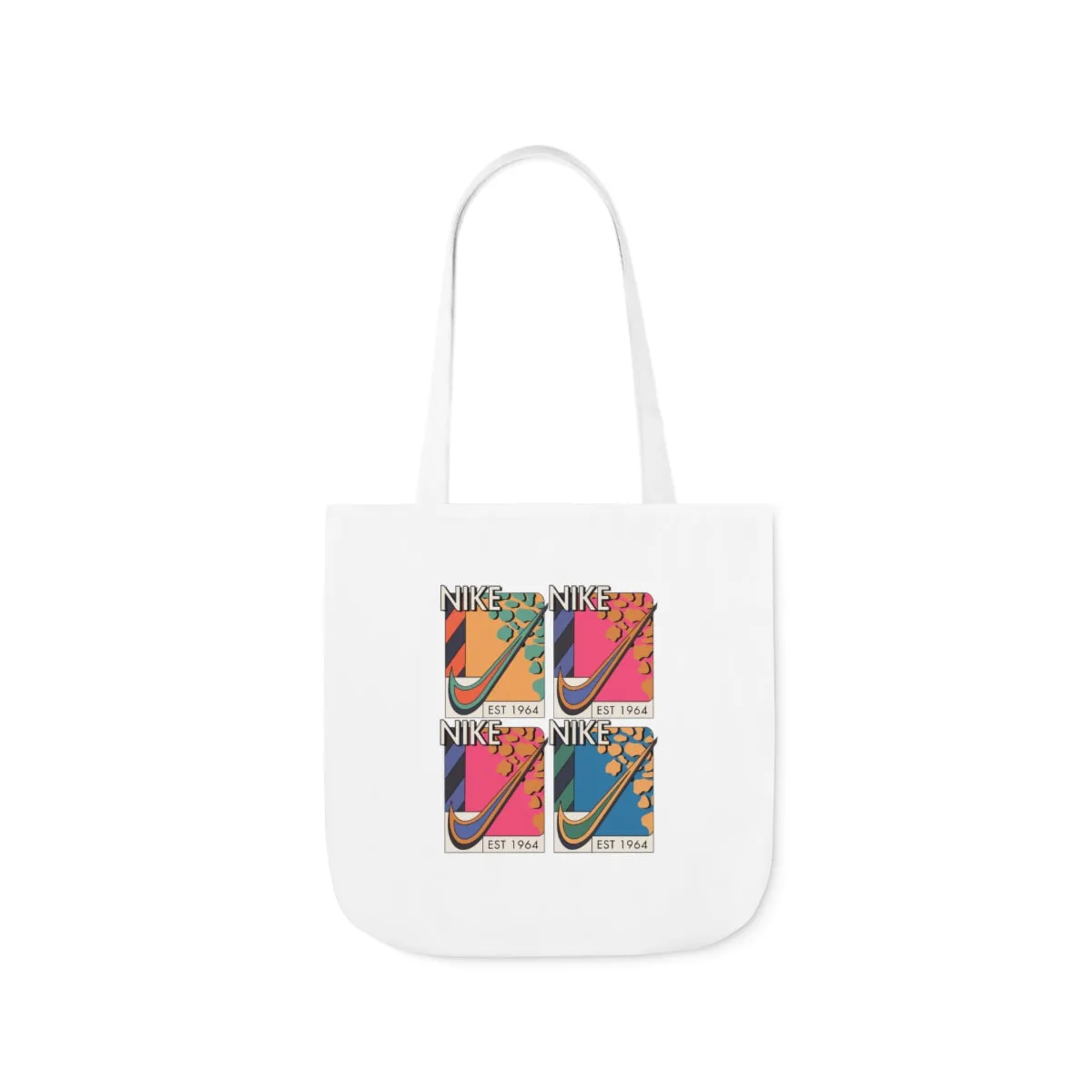 Retro Nike Design Polyester Tote