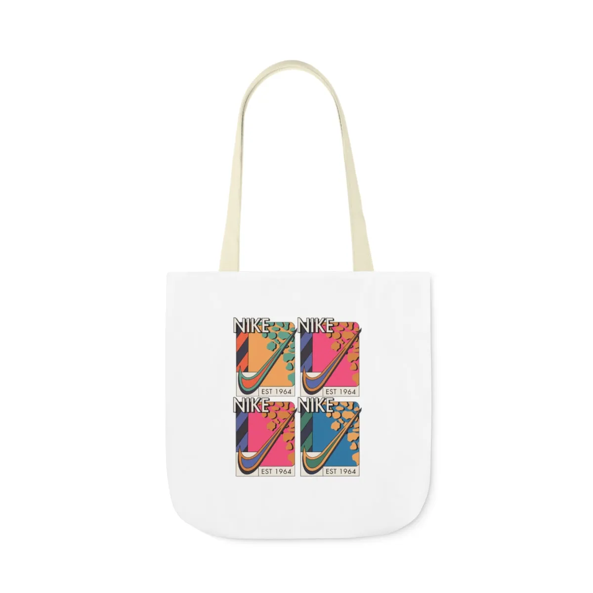Retro Nike Design Polyester Tote