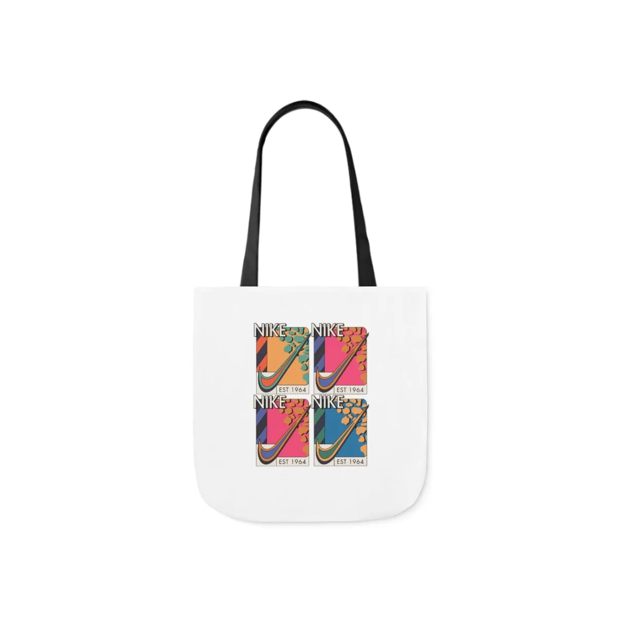 Retro Nike Design Polyester Tote