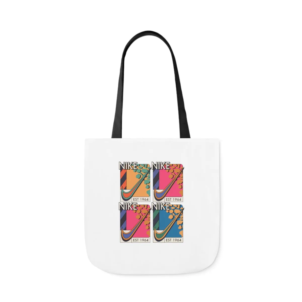 Retro Nike Design Polyester Tote