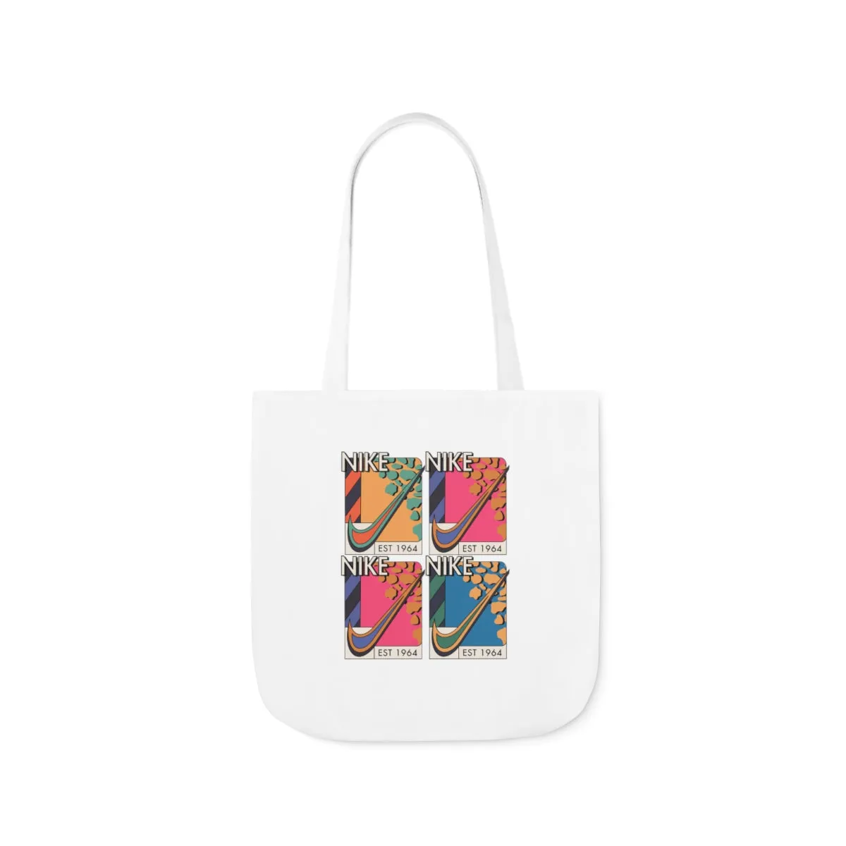 Retro Nike Design Polyester Tote